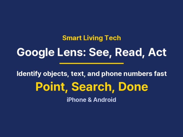 How to Use Google Lens: Identify Objects, Text and Numbers