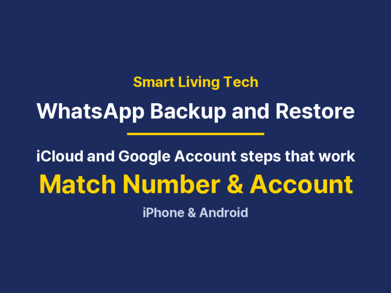WhatsApp Backup and Restore: iPhone Setup, Android Steps and Fixes