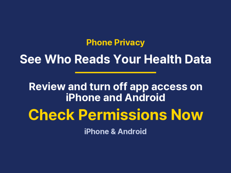 Check Which Apps Access Your Health Data: iPhone, Android and Fixes