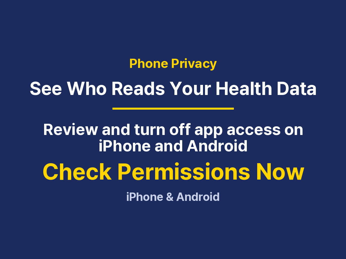 Check Which Apps Access Your Health Data: iPhone, Android and Fixes
