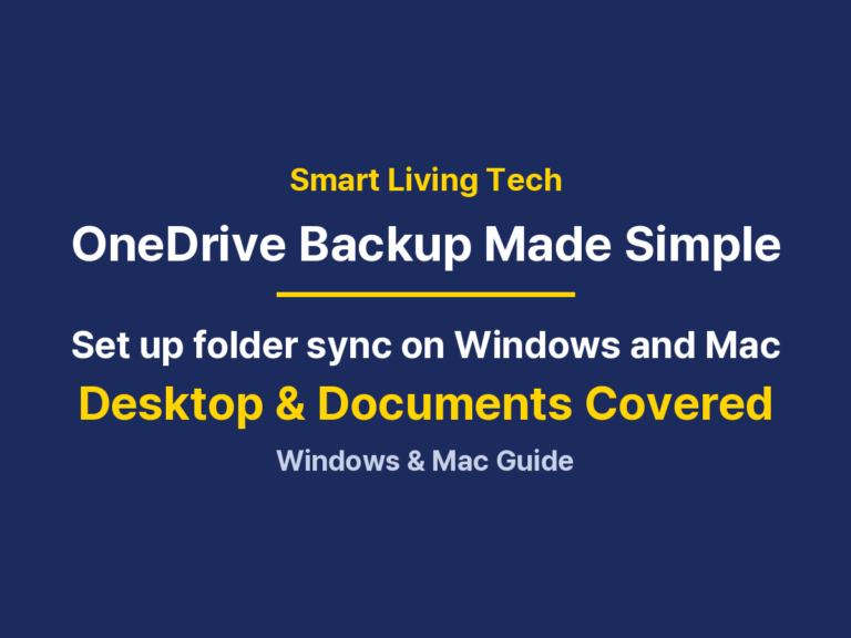 OneDrive Backup Setup: Windows Folders, Mac Backup and File Recovery
