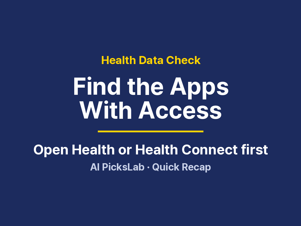 Health Data Check - Find the Apps With Access
